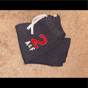 Abercrombie and fitch graphic yoga pants. Darker grey